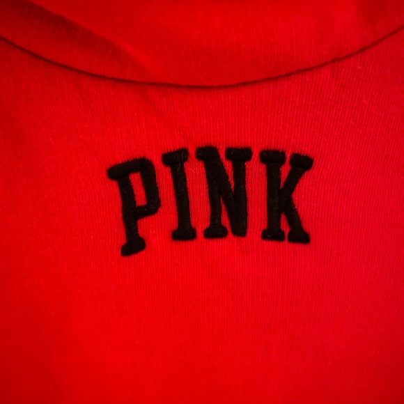 PINK Victoria’s Secret Small Red Sweatshirt - Picture 3 of 6